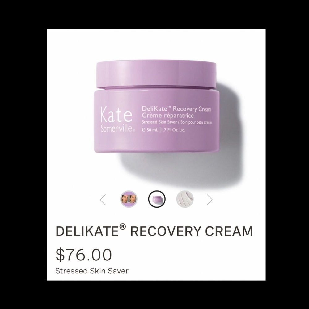 Kate Somerville Delikate Revovery Cream.